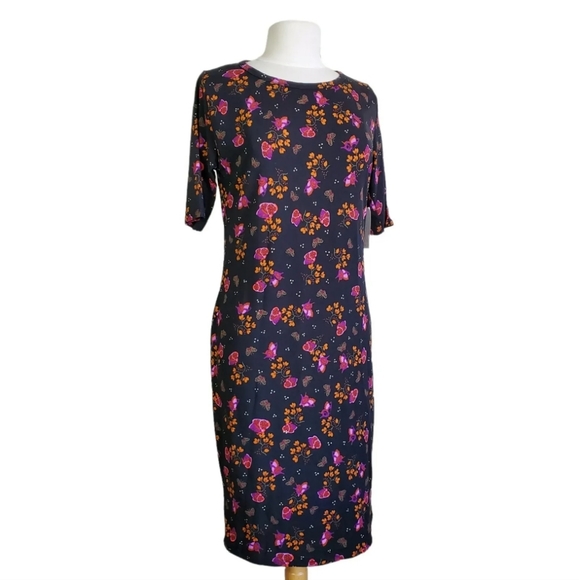 LuLaRoe Julia Pencil Dress Womens Large - Picture 2 of 4